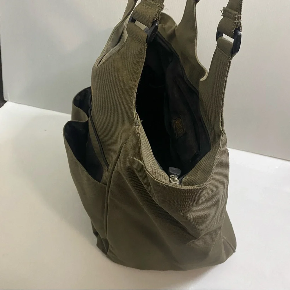 Ariat Carryall Canvas Tote Bag Organizer Team Olive Green Barn Equestrian - Picture 3 of 9